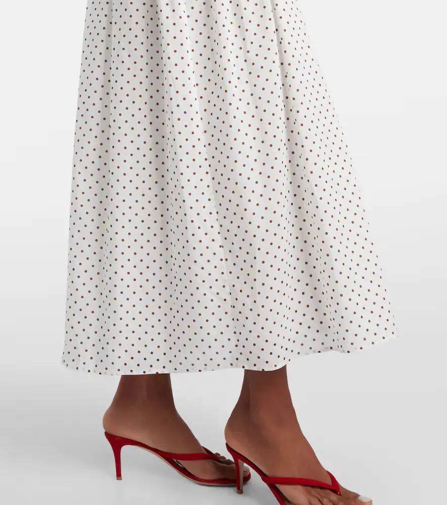 Posse Edie polka-dot halterneck midi dress | Thumbnail 5