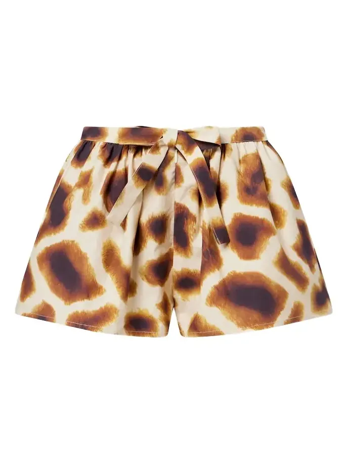 Printed cotton shorts Printed cotton shorts