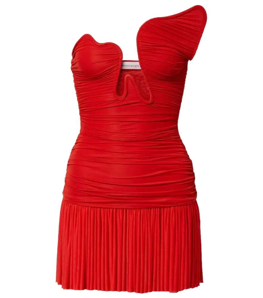 Christopher Esber Salacia ruched minidress | Image 1 Christopher Esber Salacia ruched minidress | Image 1