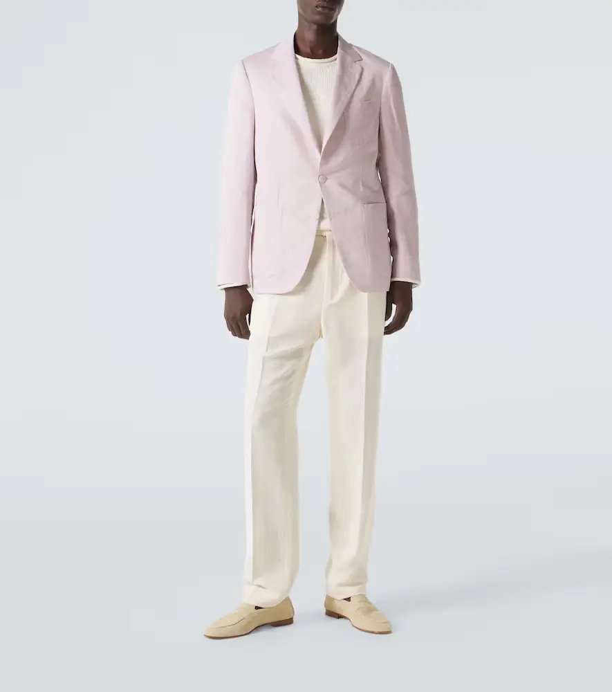 Canali Linen and silk blazer | Thumbnail 5 Canali Linen and silk blazer | Thumbnail 5
