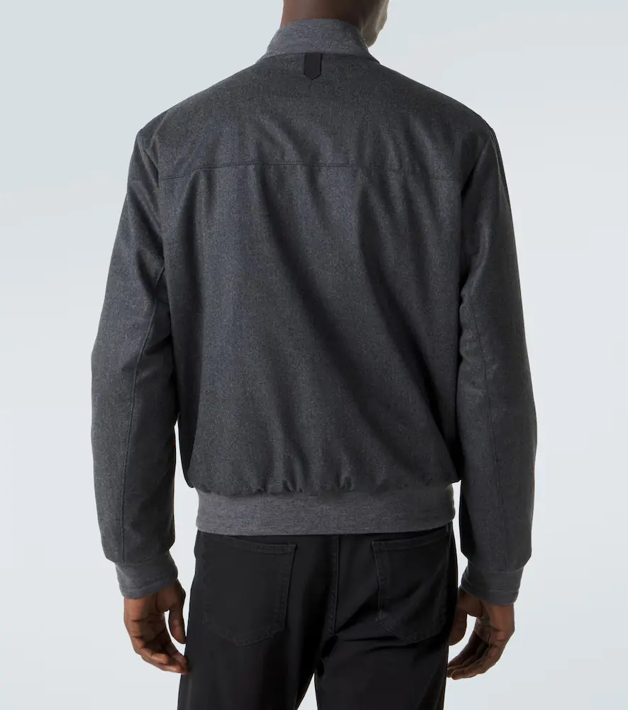 Canali Wool bomber jacket | Thumbnail 3 Canali Wool bomber jacket | Thumbnail 3