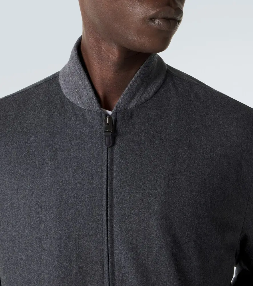 Canali Wool bomber jacket | Thumbnail 6 Canali Wool bomber jacket | Thumbnail 6
