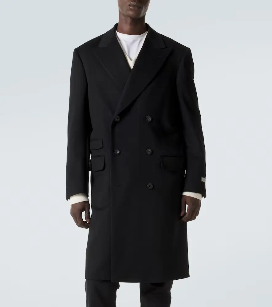 Canali Double-breasted wool and cashmere coat | Thumbnail 2