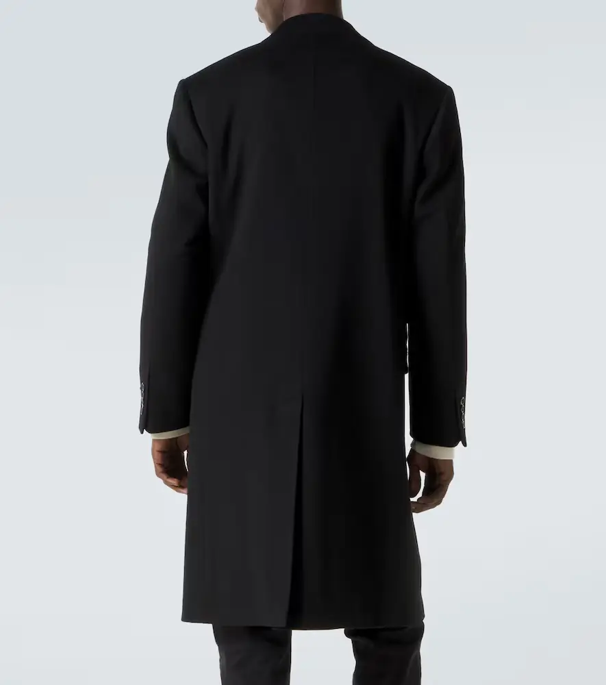 Canali Double-breasted wool and cashmere coat | Thumbnail 3