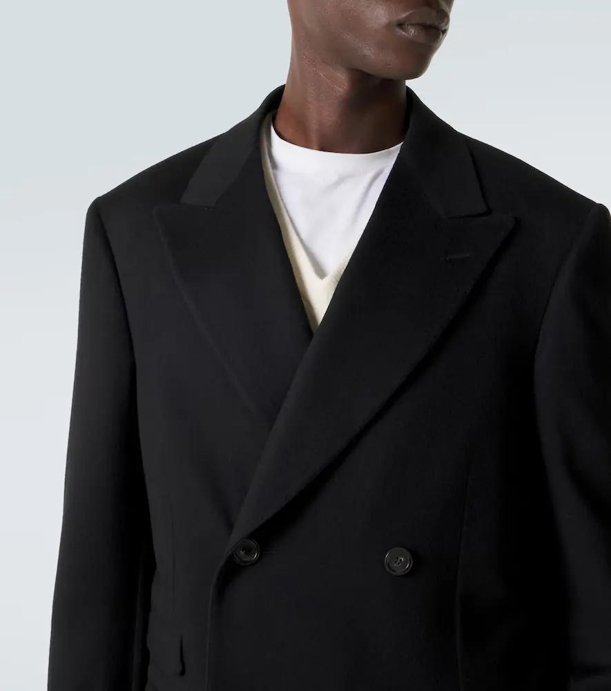 Canali Double-breasted wool and cashmere coat | Thumbnail 4