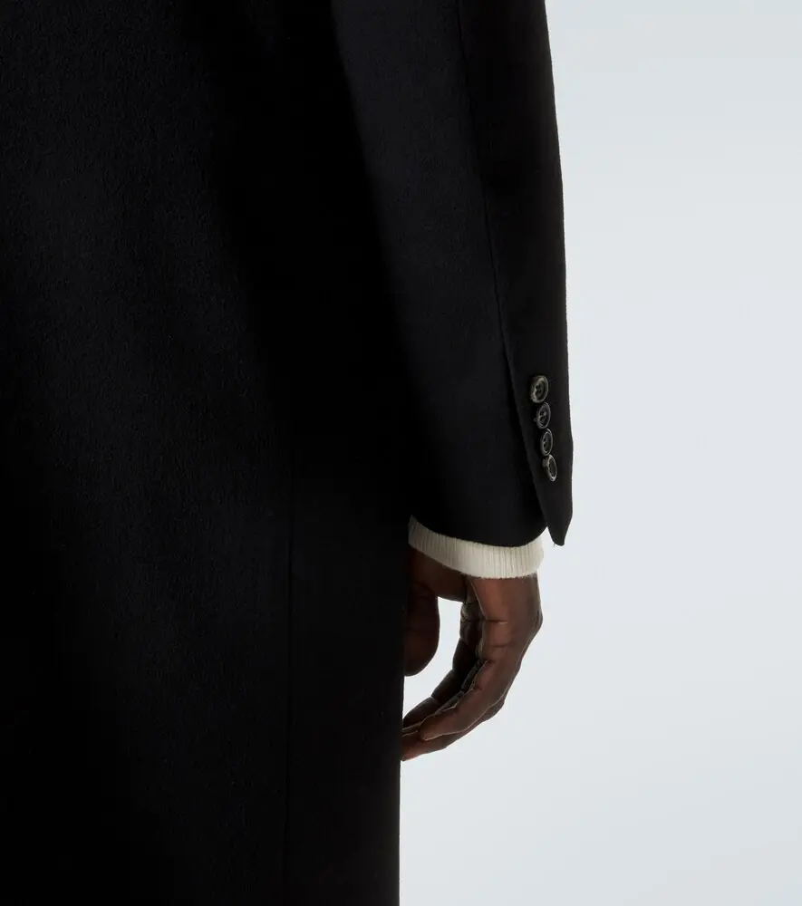 Canali Double-breasted wool and cashmere coat | Thumbnail 5