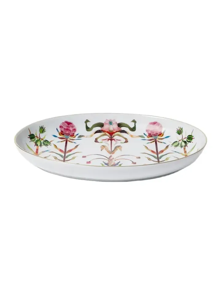 L'Objet Grand Tour Medium porcelain platter