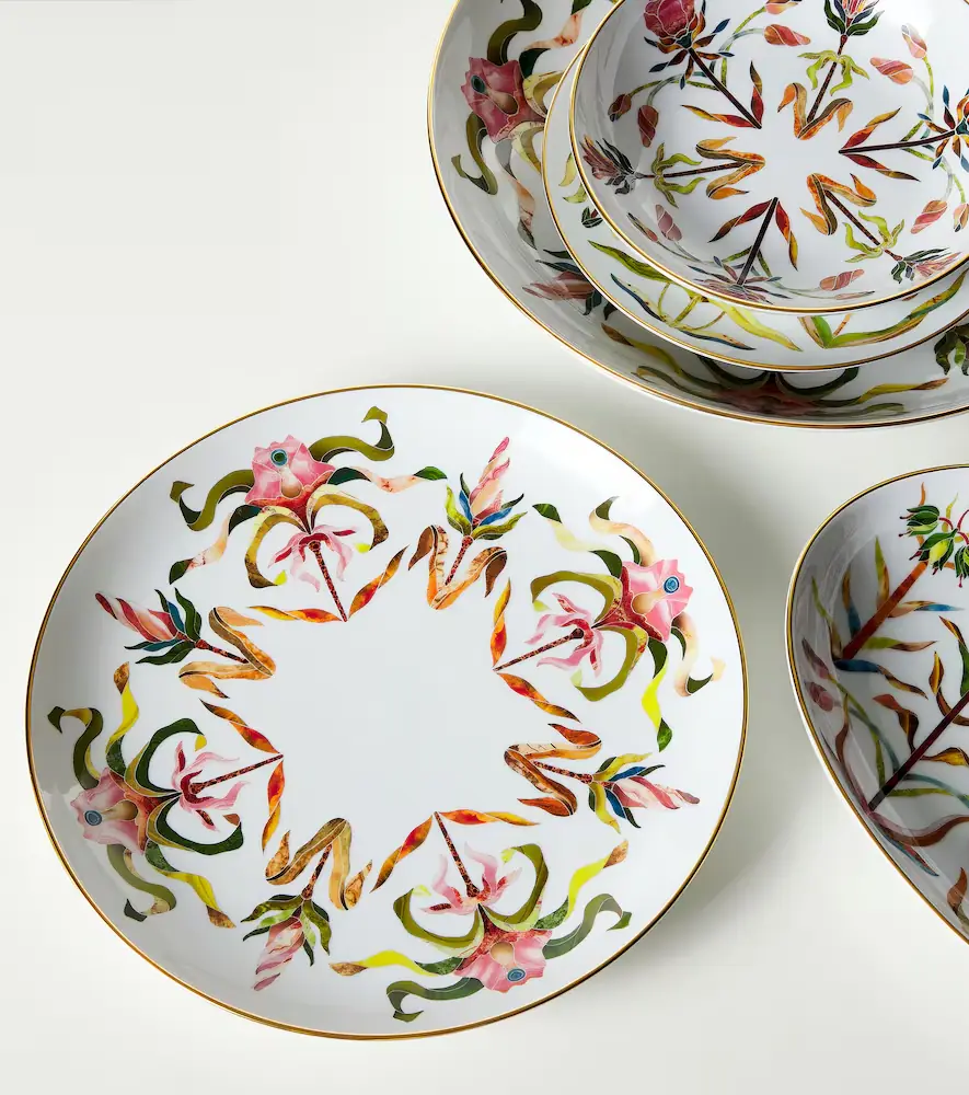 L'Objet Grand Tour porcelain dinner plate | Thumbnail 2