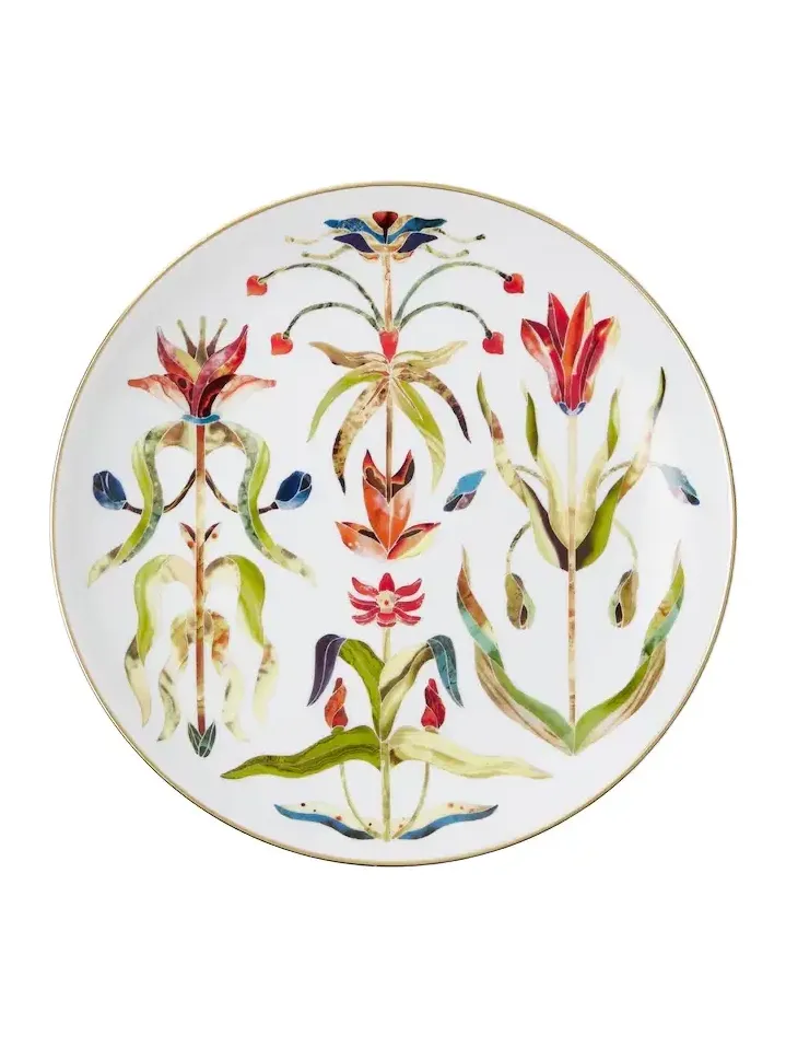 L'Objet Grand Tour porcelain dessert plate