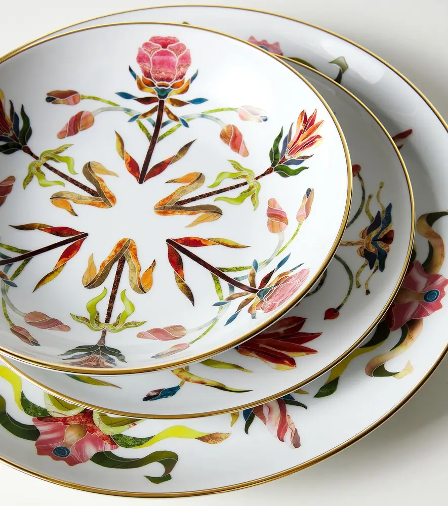 L'Objet Grand Tour porcelain soup plate | Thumbnail 2