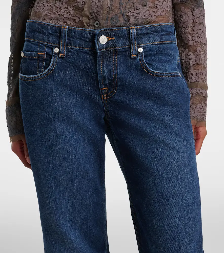 7 For All Mankind Low-rise flared jeans | Thumbnail 2