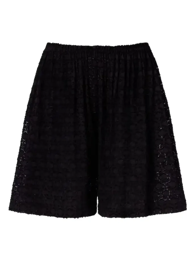 Inoubliable silk and cotton jacquard shorts Inoubliable silk and cotton jacquard shorts