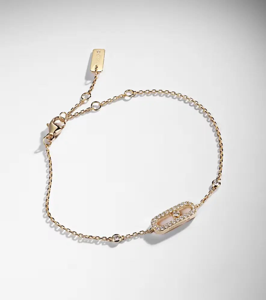 Messika Move Uno 18kt gold bracelet with diamonds | Thumbnail 6 Messika Move Uno 18kt gold bracelet with diamonds | Thumbnail 6