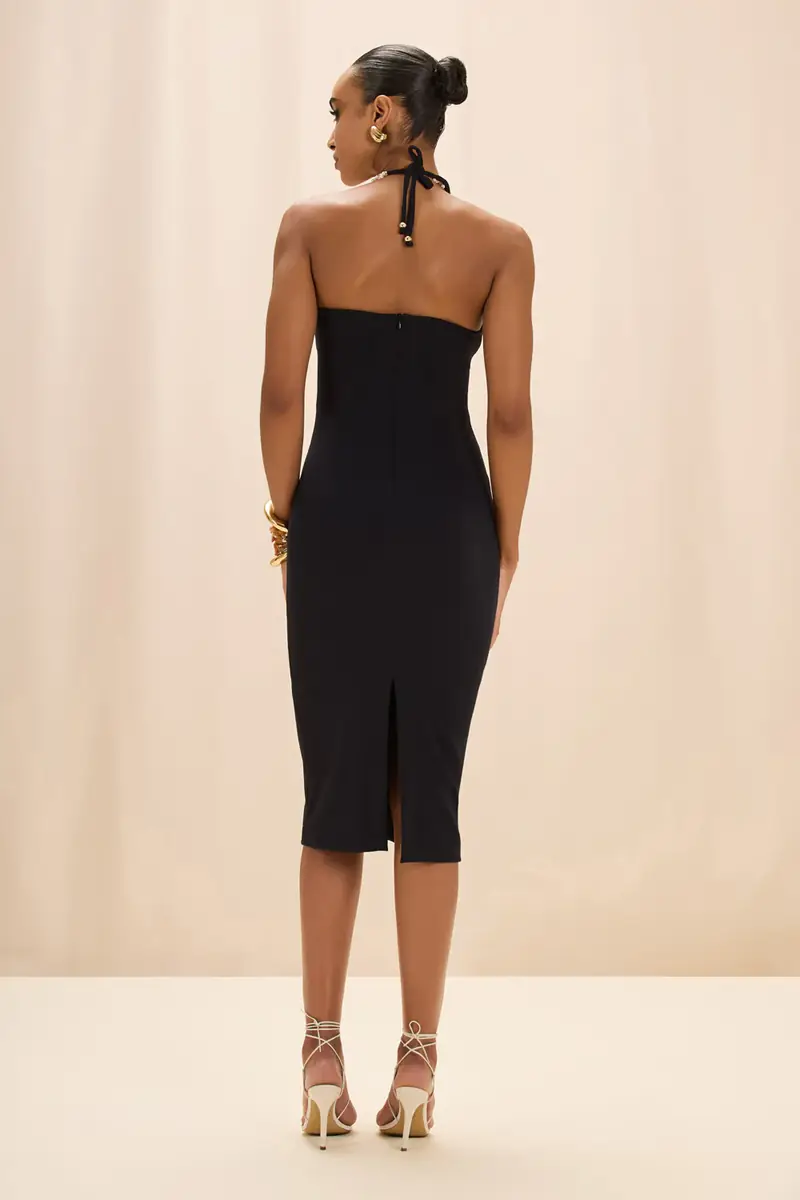 PatBo JADE KNIT EMBROIDERED HALTERNECK MIDI DRESS (not buy) | Thumbnail 3 PatBo JADE KNIT EMBROIDERED HALTERNECK MIDI DRESS (not buy) | Thumbnail 3