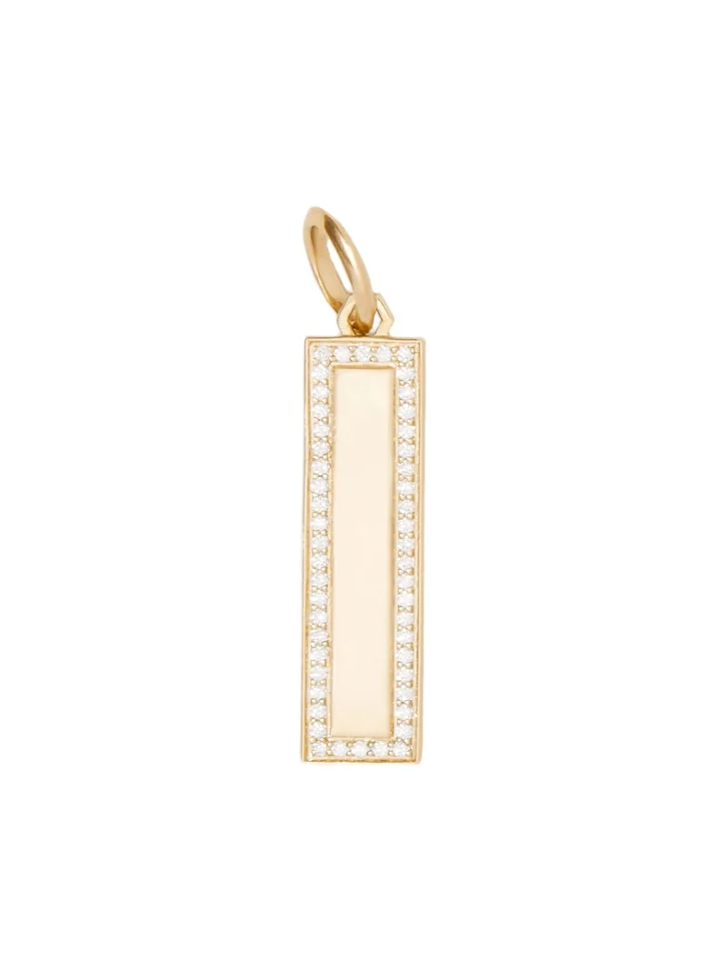 Luxe Narrow Classic Dog Tag in 18K Yellow Gold Luxe Narrow Classic Dog Tag in 18K Yellow Gold