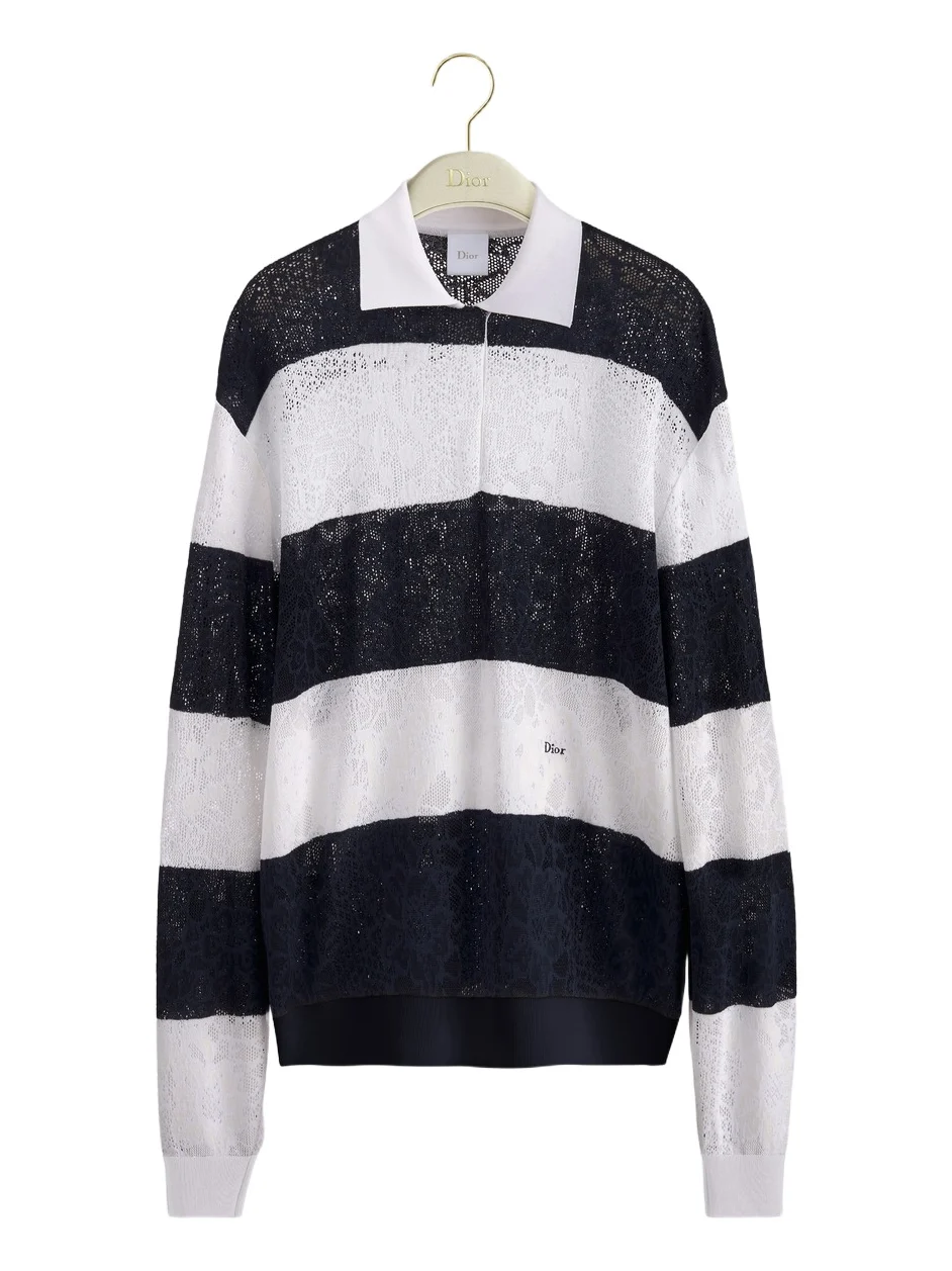 Dior Marinière Long-Sleeved Polo Shirt Dior Marinière Long-Sleeved Polo Shirt