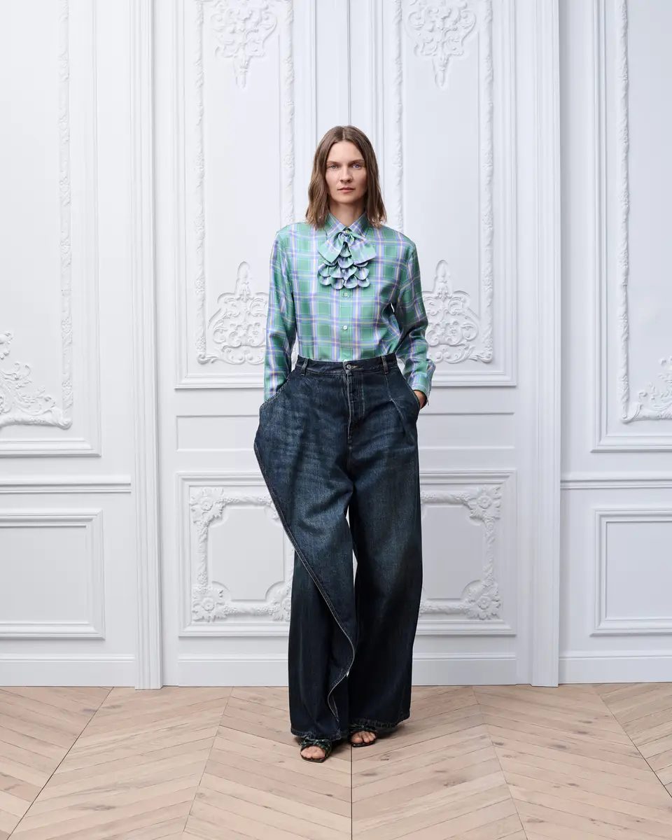 Dior Draped Flared Jeans | Thumbnail 2 Dior Draped Flared Jeans | Thumbnail 2