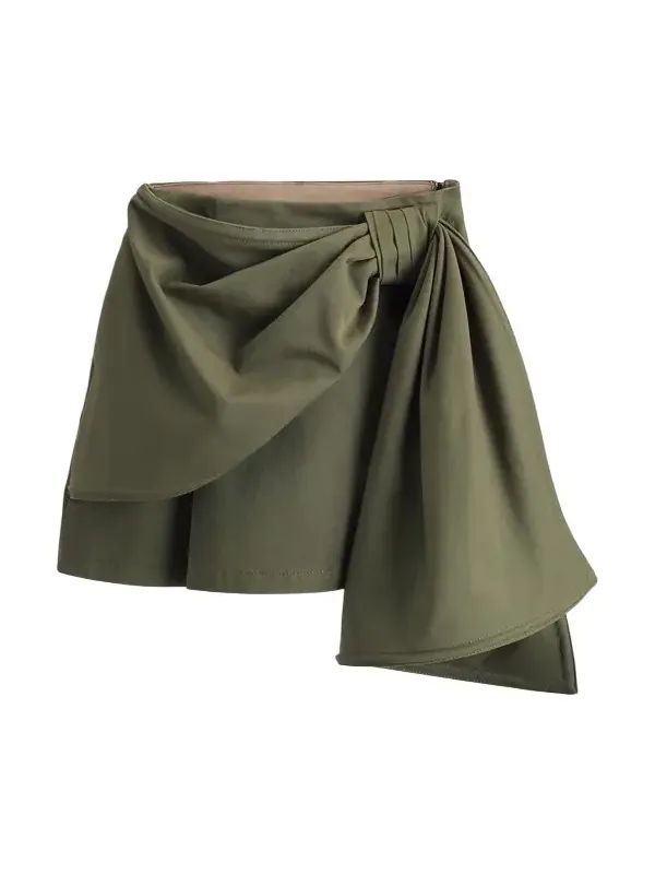 Draped Miniskirt