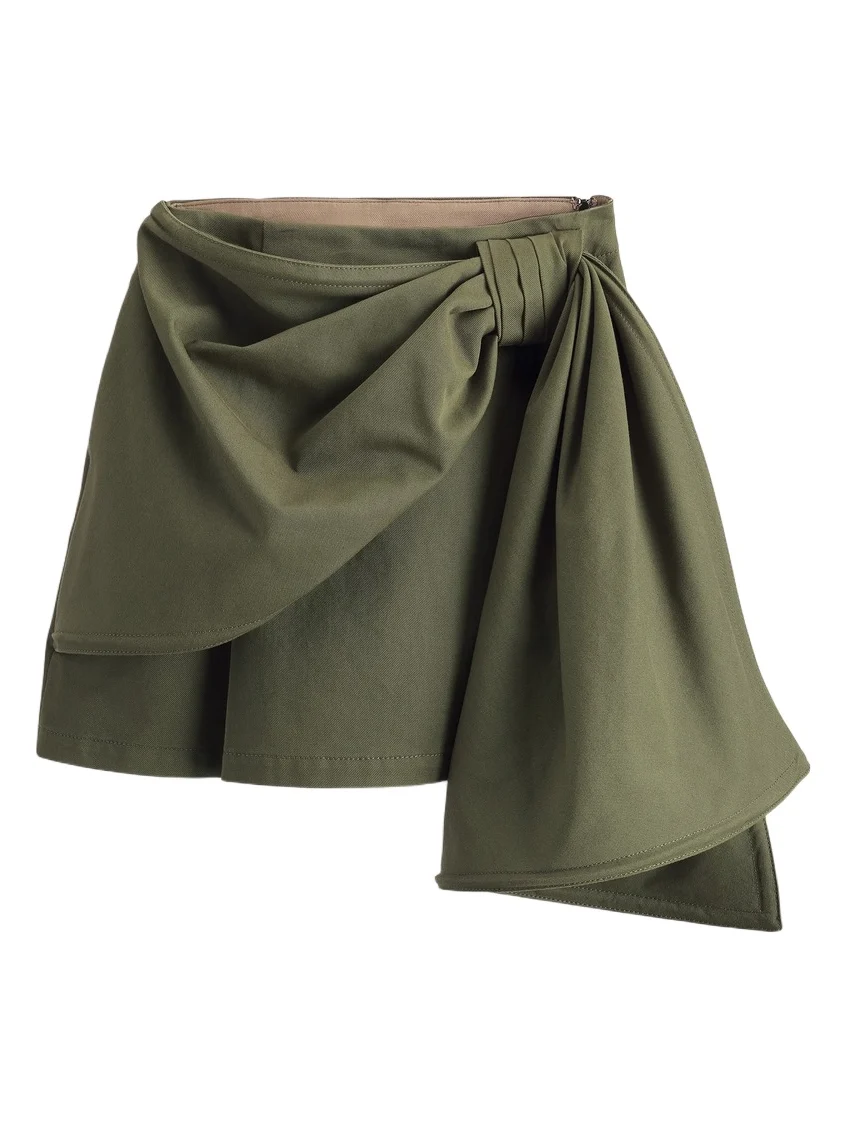 Draped Miniskirt Draped Miniskirt