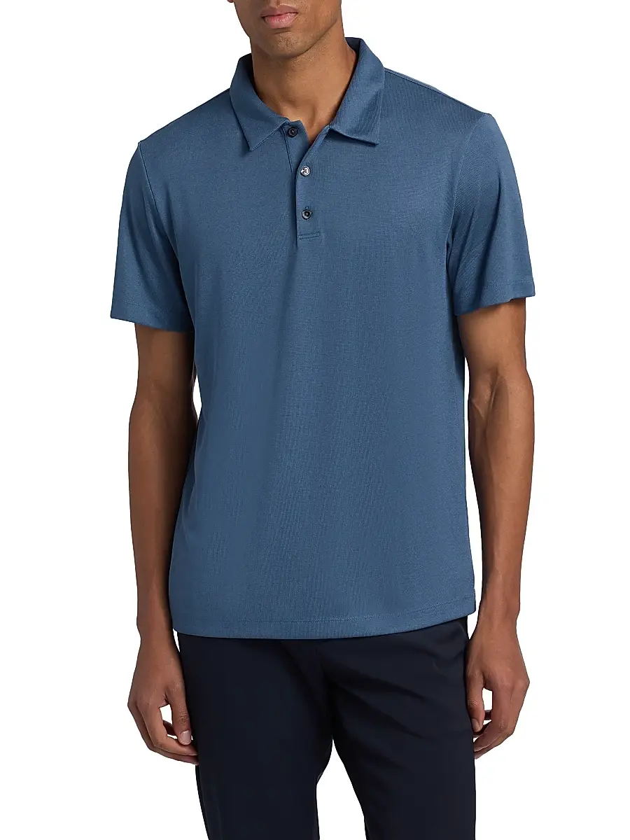 Theory Men's Bron Stretch Jersey Polo Shirt | Thumbnail 3