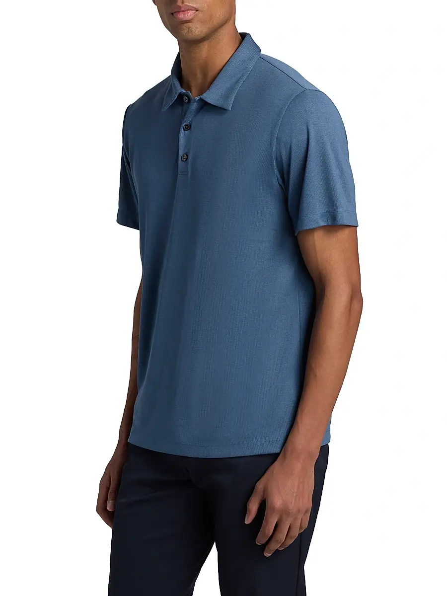 Theory Men's Bron Stretch Jersey Polo Shirt | Thumbnail 4