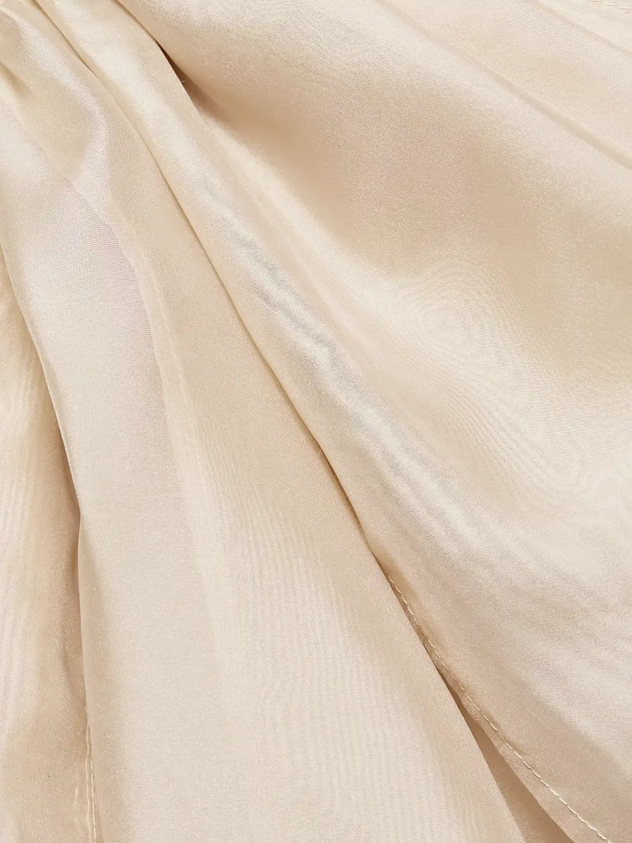 Lamarque Women's Talise Sheer Organza Trench Coat - Beige | Thumbnail 7