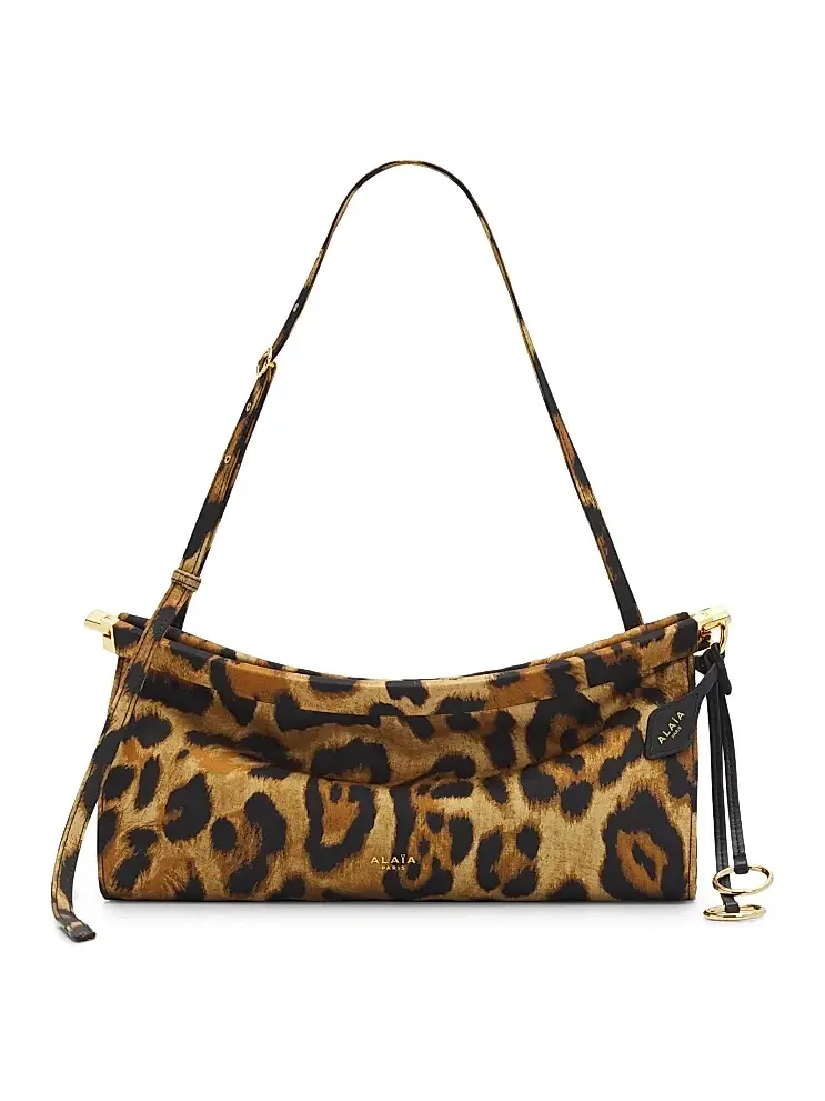Women's Click Medium Leopard Shoulder Bag Women's Click Medium Leopard Shoulder Bag