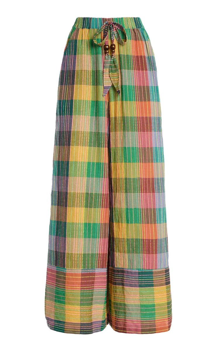 Boteh Echo Cotton Wide-Leg Pants | Image 1 Boteh Echo Cotton Wide-Leg Pants | Image 1