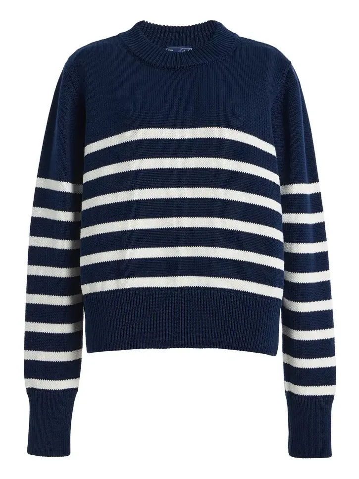 Exclusive Devon Striped Cotton Sweater Exclusive Devon Striped Cotton Sweater