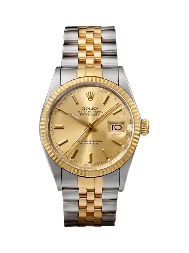 Stephanie Windsor Rolex Vintage 1986 DateJust Automatic Stainless Steel and 18-Karat Gold Watch, Ref. 16013 (7.75'' wrist) - Men