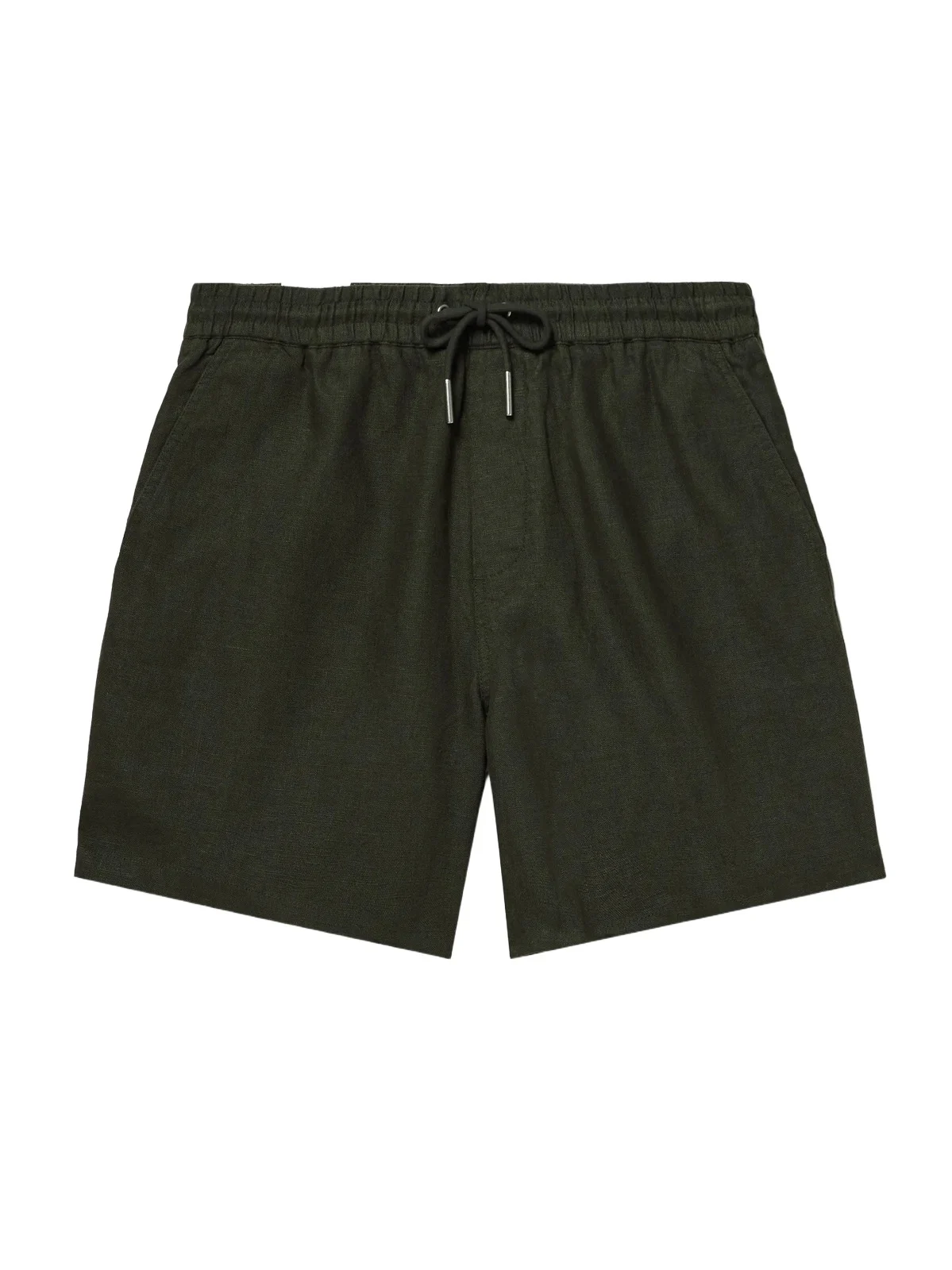 Gregor 1454 Straight-Leg Linen Drawstring Shorts - Men
