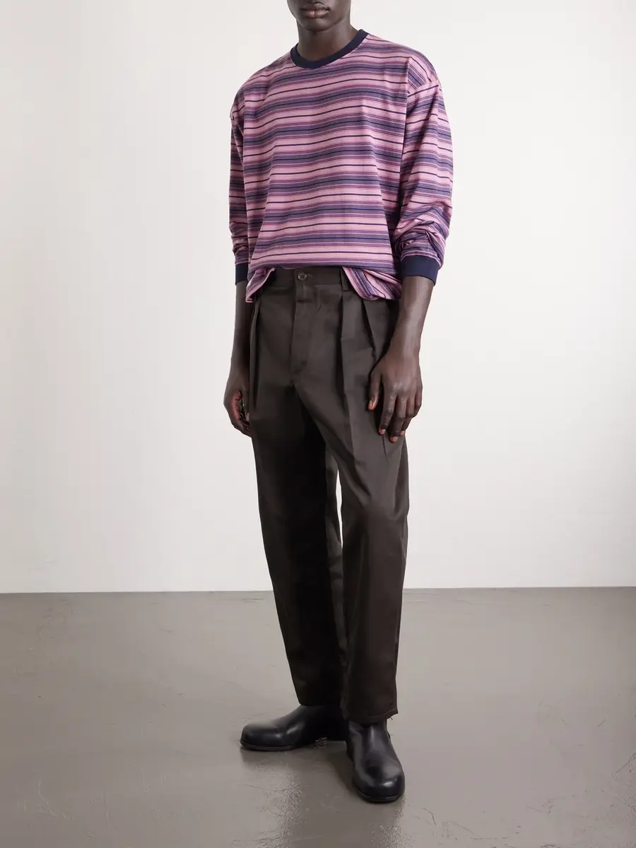WTAPS Straight-Leg Pleated Twill Trousers - Men | Thumbnail 2 WTAPS Straight-Leg Pleated Twill Trousers - Men | Thumbnail 2