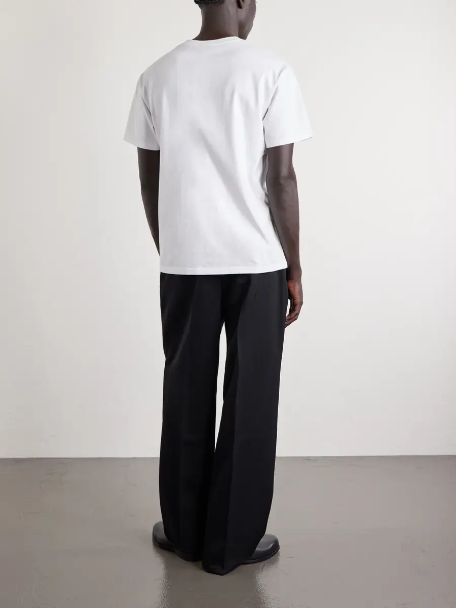 Givenchy Logo-Appliquéd Cotton-Jersey T-Shirt - Men | Thumbnail 4 Givenchy Logo-Appliquéd Cotton-Jersey T-Shirt - Men | Thumbnail 4