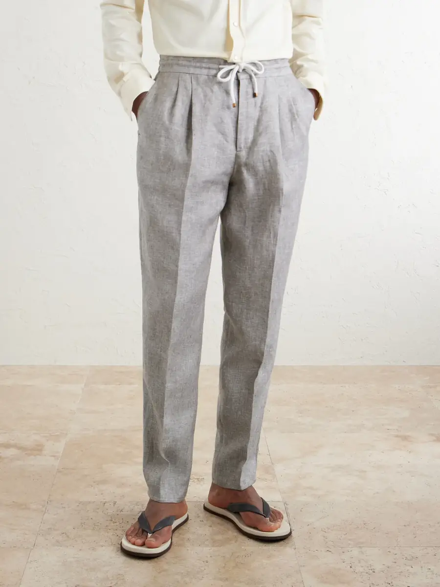Brunello Cucinelli Suede Flip Flops - Men | Thumbnail 2 Brunello Cucinelli Suede Flip Flops - Men | Thumbnail 2