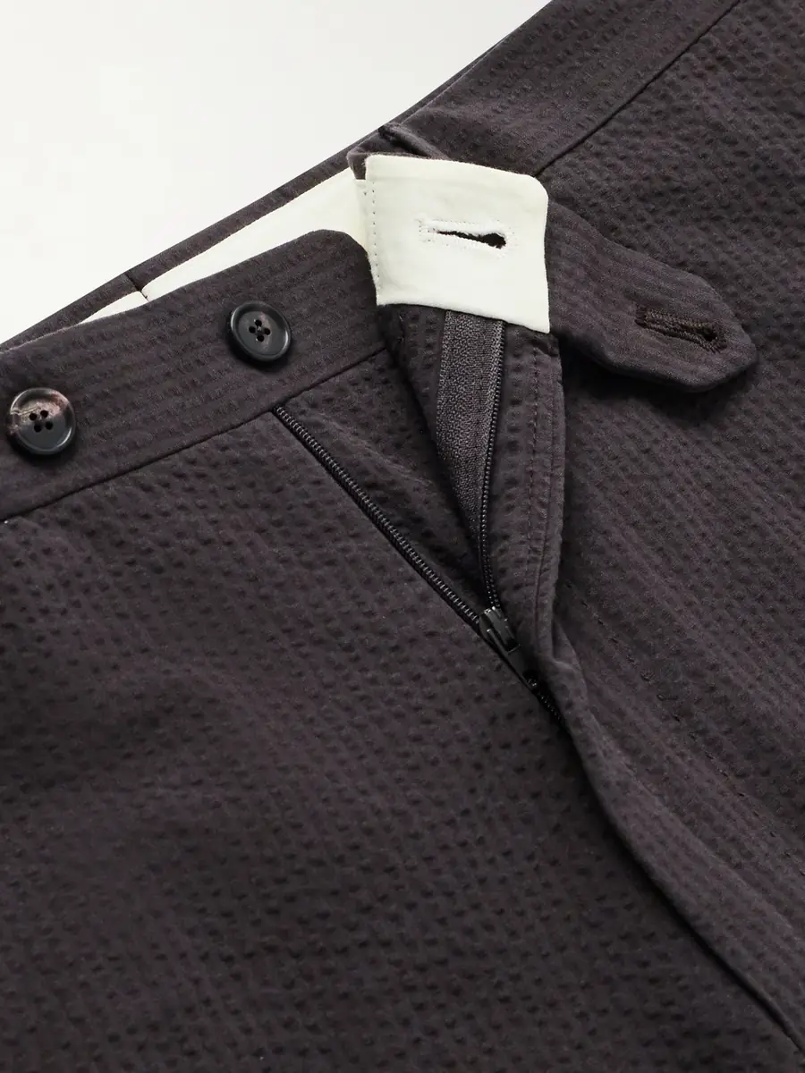 De Petrillo Straight-Leg Cotton-Seersucker Shorts - Men | Thumbnail 6 De Petrillo Straight-Leg Cotton-Seersucker Shorts - Men | Thumbnail 6