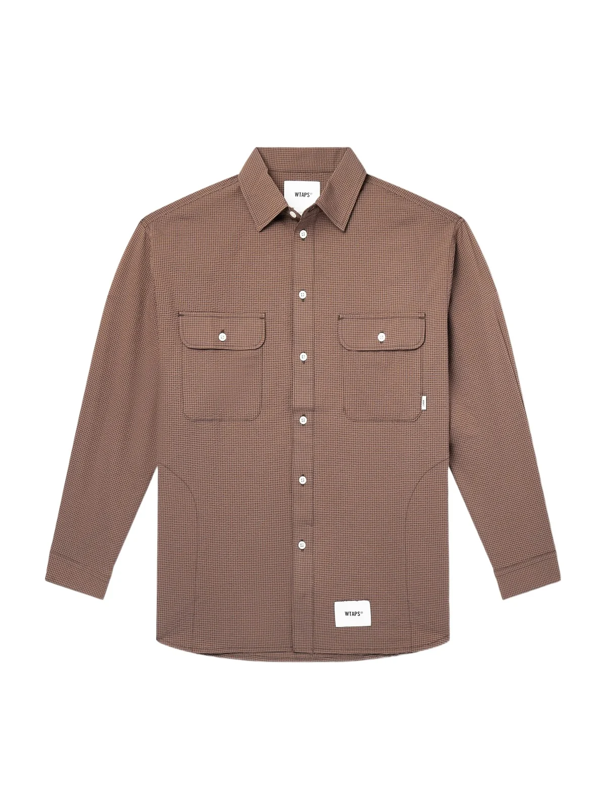 WTAPS Checked Seersucker Shirt - Men