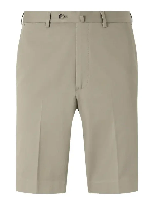 De Petrillo Straight-Leg Cotton-Blend Twill Shorts - Men