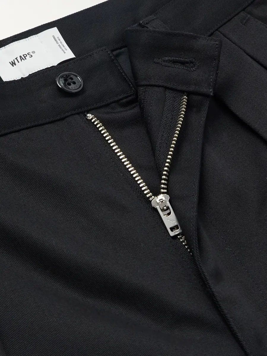 WTAPS Straight-Leg Pleated Twill Trousers - Men | Thumbnail 6