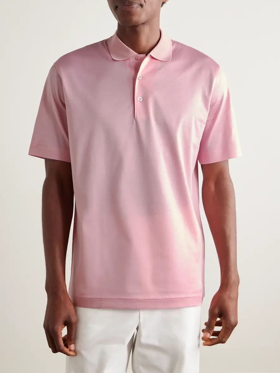 Charvet Cotton Polo Shirt - Men | Thumbnail 3 Charvet Cotton Polo Shirt - Men | Thumbnail 3