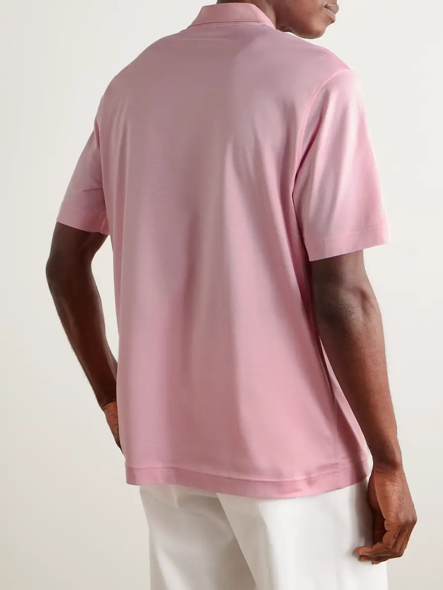 Charvet Cotton Polo Shirt - Men | Thumbnail 4 Charvet Cotton Polo Shirt - Men | Thumbnail 4