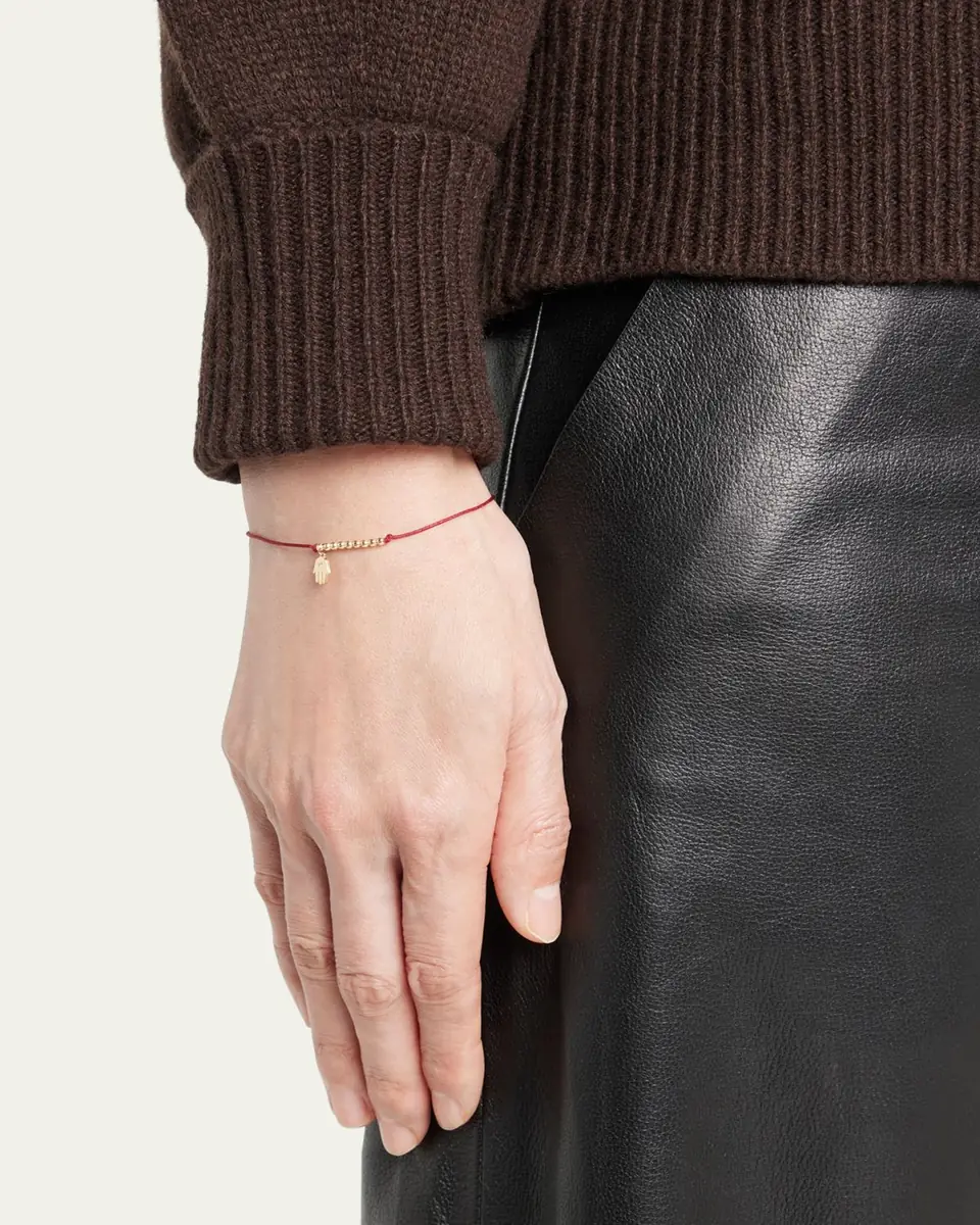 Sydney Evan Diamond Hamsa Pull-Cord Bracelet | Thumbnail 2 Sydney Evan Diamond Hamsa Pull-Cord Bracelet | Thumbnail 2