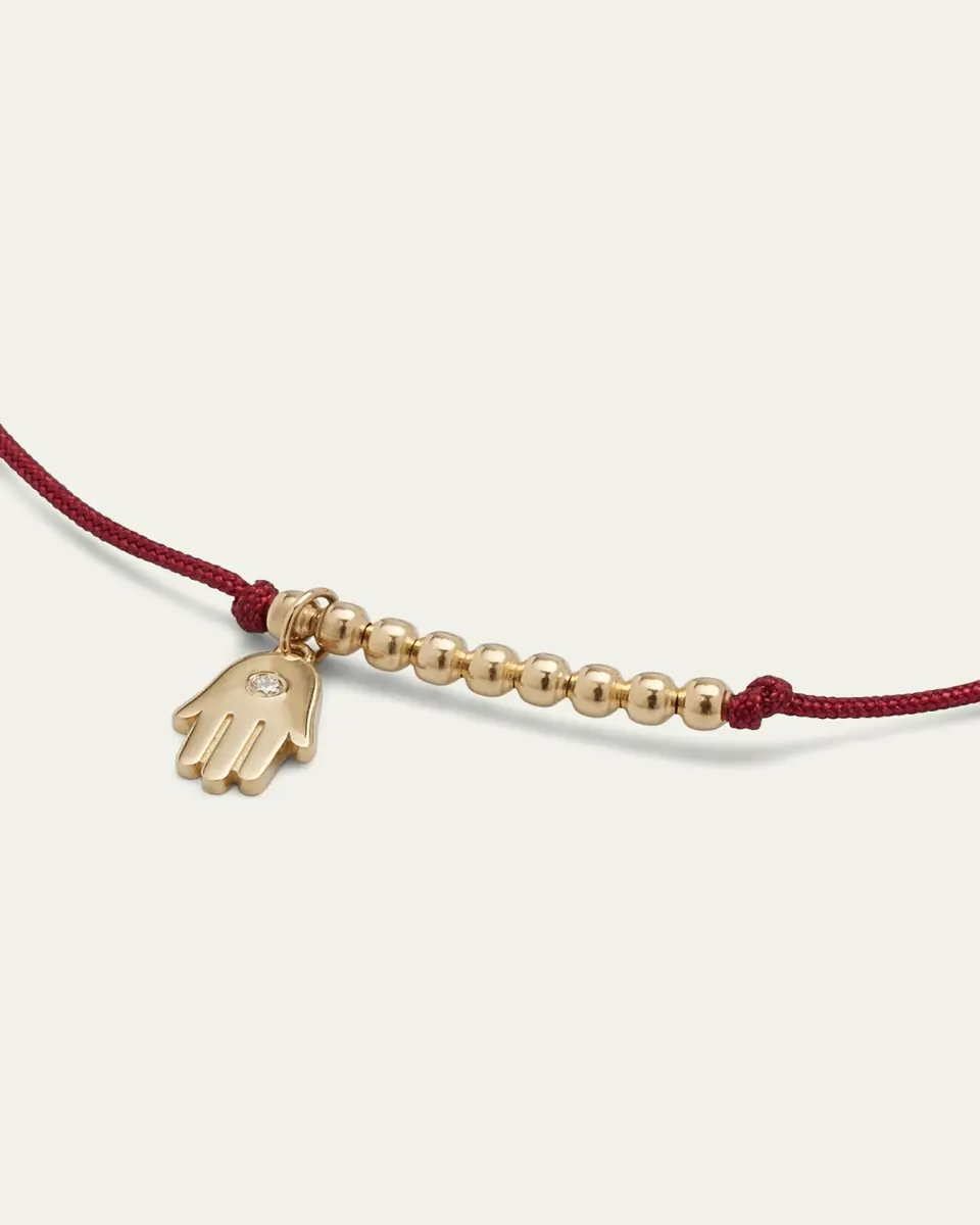 Sydney Evan Diamond Hamsa Pull-Cord Bracelet | Thumbnail 3 Sydney Evan Diamond Hamsa Pull-Cord Bracelet | Thumbnail 3