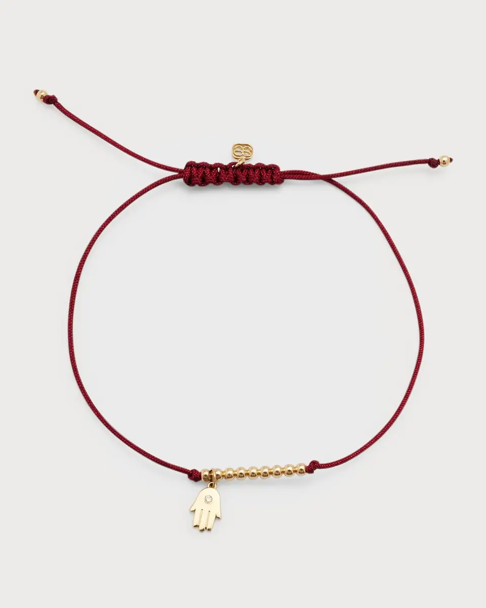 Sydney Evan Diamond Hamsa Pull-Cord Bracelet | Thumbnail 6 Sydney Evan Diamond Hamsa Pull-Cord Bracelet | Thumbnail 6