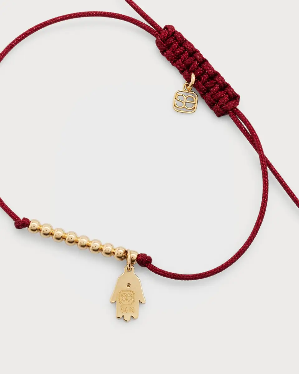 Sydney Evan Diamond Hamsa Pull-Cord Bracelet | Thumbnail 7 Sydney Evan Diamond Hamsa Pull-Cord Bracelet | Thumbnail 7