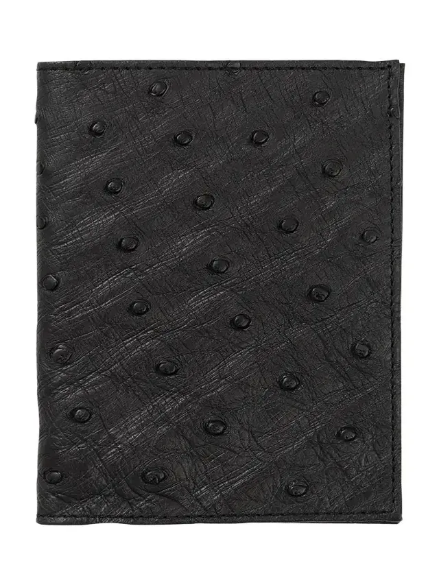 Ostrich Leather Passport Booklet Ostrich Leather Passport Booklet