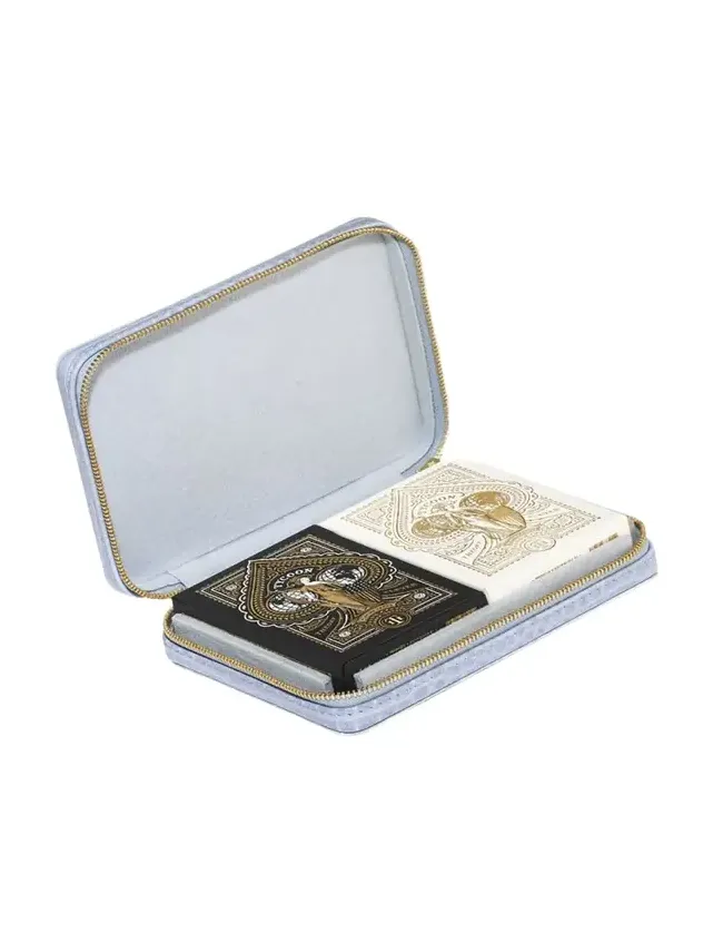 Enzo Travel Card Set, Hydrangea Blue