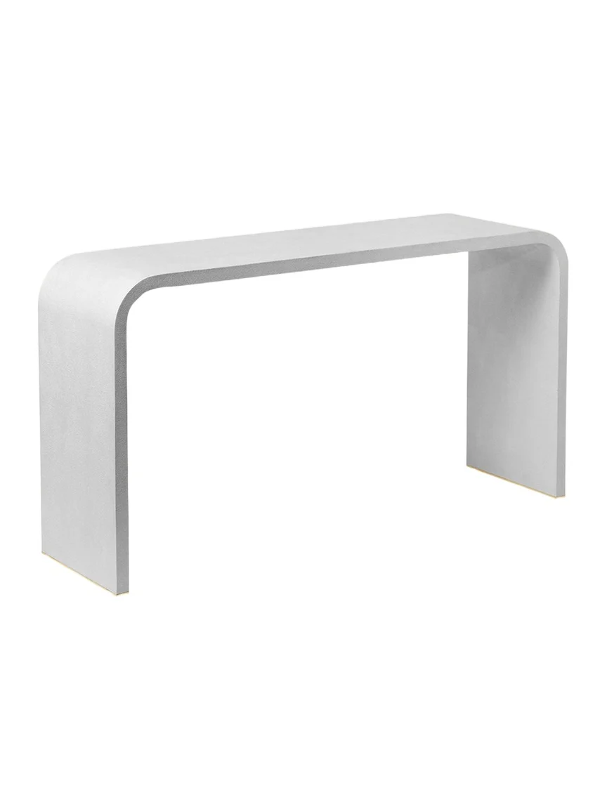 AERIN Faux Shagreen Console Table