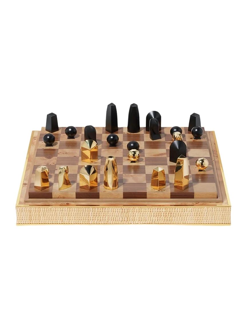 AERIN Colette Cane Chess Set