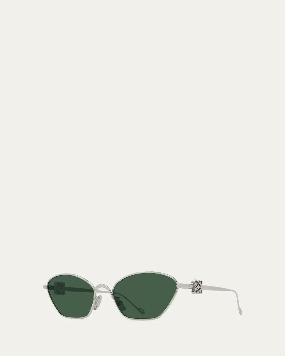 Loewe 3D Anagram Metal Cat-Eye Sunglasses | Thumbnail 2