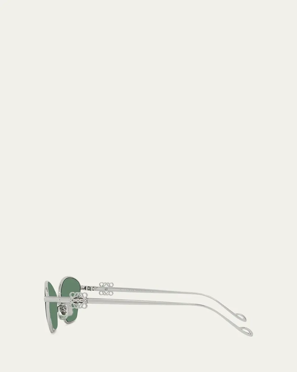 Loewe 3D Anagram Metal Cat-Eye Sunglasses | Thumbnail 3